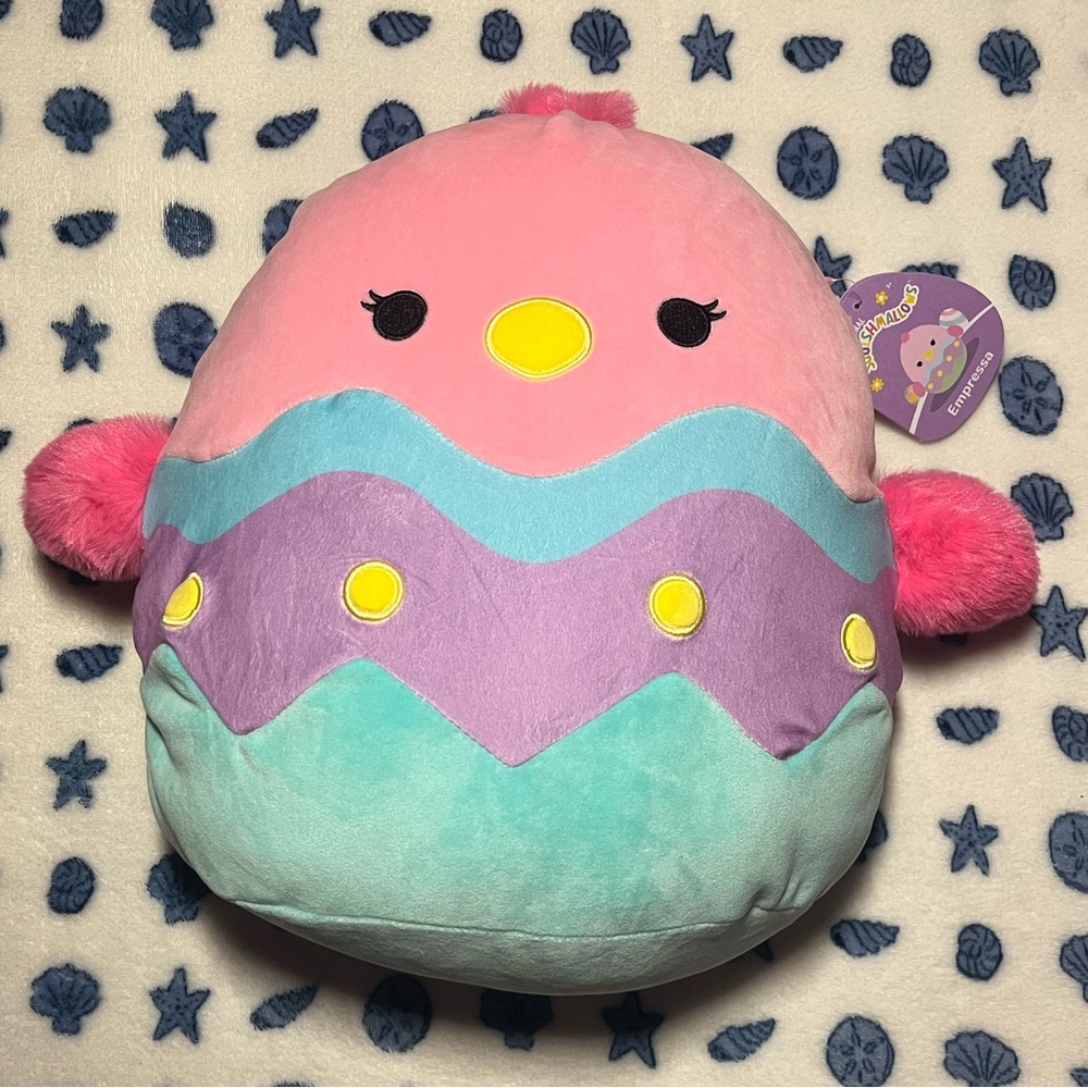 12 inches Easter Squishmallow Empressa the Chick
